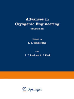 cover image of Advances in Cryogenic Engineering